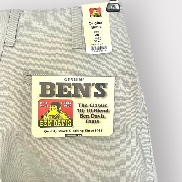 Ben Davis Deadstock Pants Original Fit Gray 29x32 - Picture 7 of 10